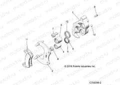 BRAKES | BRAKES, REAR CALIPER - Z20P4L92AG/AP/BG/BP/LG (C700356-2)