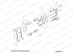 BRAKES | BRAKES, REAR CALIPER - Z22N4M99AR (C700997-3)