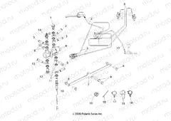 BRAKES | BRAKES, VALVE SYSTEM and LINES - A10NA32FA (49ATVBRAKELINE10BOSSI)