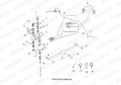 BRAKES | BRAKES, VALVE SYSTEM and LINES - A13EA32FA (49ATVBRAKELINE11BOSSI)