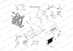 BUMPER MOUNTING | BUMPER MOUNTING, FRONT and HEADLIGHT and TURN SIGNALS, FRONT - A05CA32EA (4999200489920048A08)