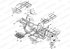 BUMPER/RACK MOUNTING 2x4 400L W947540 (4926752675A007) | BUMPER/RACK MOUNTING 2x4 400L W947540 (4926752675A007)