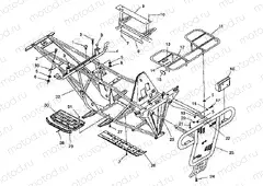 BUMPER/RACK MOUNTING 6X6 350L W938739 (4924062406003A) | BUMPER/RACK MOUNTING 6X6 350L W938739 (4924062406003A)