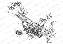 BUMPER/RACK MOUNTING - N98AC42D (4945214521A007) | BUMPER/RACK MOUNTING - N98AC42D (4945214521A007)