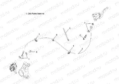 CALIPER BRAKE LINE | CALIPER BRAKE LINE, REAR, RH - A06LB27FA/LD27FB (4999206689920668B04)