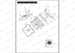 CAM COVERS - FRONT SHOWN