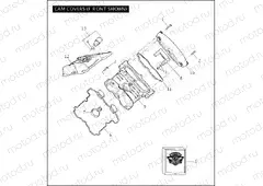 CAM COVERS (FRONT SHOWN)