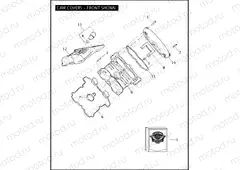 CAM COVERS - FRONT SHOWN