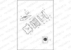 CAMSHAFT COVERS - FRONT SHOWN