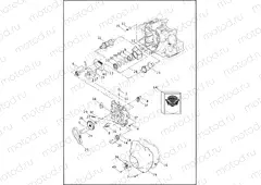 CAMSHAFTS AND CAM COVER - Twin Cam 88Bâ¢ (1 OF 2)