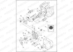 CAMSHAFTS AND CAMSHAFT COVER - TWIN CAM 88⢠(2 OF 2)