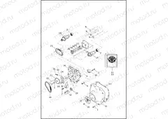 CAMSHAFTS AND CAMSHAFT COVER - TWIN CAM 96â¢