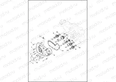 CAMSHAFTS AND GEARCASE COVER