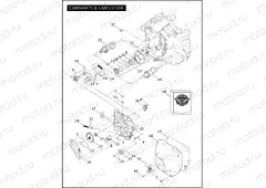 CAMSHAFTS & CAM COVER - TWIN CAM 88⢠(1 OF 2)