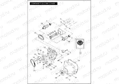 CAMSHAFTS & CAM COVER - TWIN CAM 96â¢