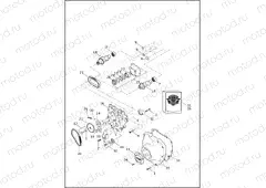 CAMSHAFTS & CAMSHAFT COVER - TWIN CAM 103⢠(1 OF 2)