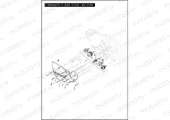 CAMSHAFTS & GEAR COVER - XR1200X