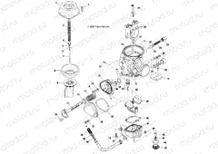 CARBURETOR - A04CH50AA/AC/AE/AG (4986088608D05) | CARBURETOR - A04CH50AA/AC/AE/AG (4986088608D05)