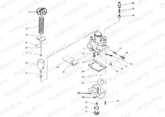 CARBURETOR ASSEMBLY 250 4x4 / W928127 (4922872287D002) | CARBURETOR ASSEMBLY 250 4x4 / W928127 (4922872287D002)
