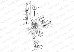 CARBURETOR Magnum 2X4 W98AA42A (4945524552D001) | CARBURETOR Magnum 2X4 W98AA42A (4945524552D001)