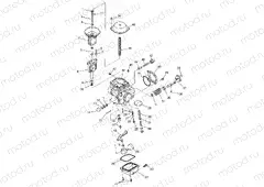 CARBURETOR Magnum 4X4 W97AC42A | CARBURETOR Magnum 4X4 W97AC42A, Swedish Magnum 4X4 S97AC42E and Norwegian M (4940834083D007)
