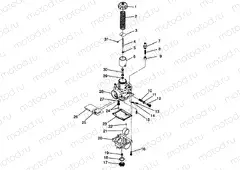 CARBURETOR Sport 400L W98BA38C (4947234723D001) | CARBURETOR Sport 400L W98BA38C (4947234723D001)