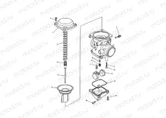 Carburettor Parts Carburettor assembly T1240680