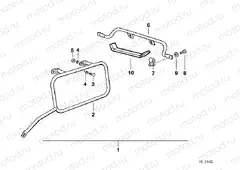 Case holder f low exhaust system