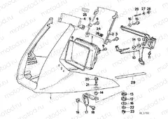 Casing upper part/Headlight