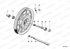 Cast rim mounting parts