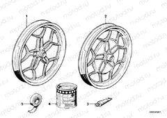 Cast rim silber/weiss