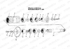 CENTER TIGHTENER Magnum 4X4 W97AC42A | CENTER TIGHTENER Magnum 4X4 W97AC42A, Swedish Magnum 4X4 S97AC42E and Norwe (4940834083B014)