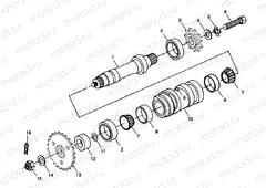 CENTER TIGHTENER XPLORER 400L W98CC38C (4945414541B014) | CENTER TIGHTENER XPLORER 400L W98CC38C (4945414541B014)