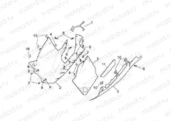Central body - Lower fairings