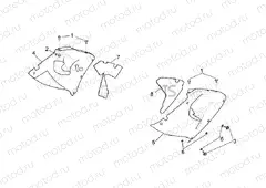 Central body - Upper fairings