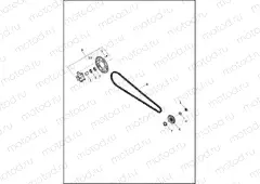 CHAIN AND SPROCKET
