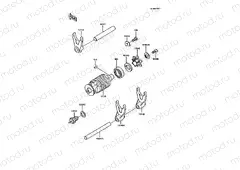 Change Drum/Shift Fork
