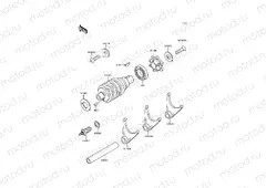 Change Drum/Shift Fork