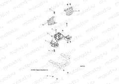 CHASSIS | CHASSIS, BULKHEAD and FRONT CAB SUPPORT - A17SXS95CL (100739)