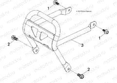 CHASSIS | CHASSIS, BUMPER - A15YAK05AD/AF (49ATVBUMPER07PRED50)