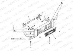 CHASSIS | CHASSIS, BUMPER, FRONT - R151DPD1AA/2D (49BRUTUSBUMPERFRT13D)