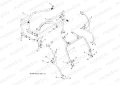 CHASSIS | CHASSIS, CAB FRAME and SIDE BARS - R09VH76AX (49RGRCAB09RZRS)