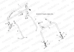 CHASSIS | CHASSIS, CAB FRAME and SIDE BARS - R11VH76/VY76 ALL OPTIONS (49RGRCAB11RZRS)