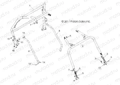 CHASSIS | CHASSIS, CAB FRAME and SIDE BARS - Z15VHA57AJ/E57AS/AK (49RGRCAB12RZR570)