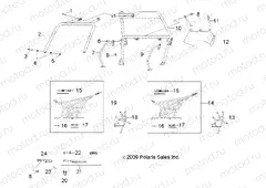 CHASSIS | CHASSIS, CAB FRAME and SIDE NETS - R15YAV17AA/AF/BA/BF (49RGRCAB170)