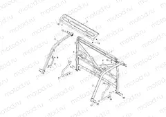 CHASSIS | CHASSIS, CAB FRAME - D16B3PD1AJ/B4 (49BOBCATCAB15DH)
