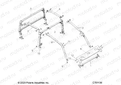 CHASSIS | CHASSIS, CAB FRAME - G23GMK99A/99B (C701136)