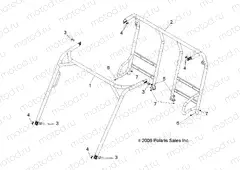 CHASSIS | CHASSIS, CAB FRAME - R13RC08GA/GH/FA/FH (49RGRFRAME10)