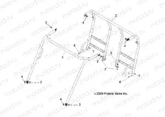 CHASSIS | CHASSIS, CAB FRAME - R13RH50AG/AH/AM/AR (49RGRFRAME10450)
