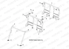 CHASSIS | CHASSIS, CAB FRAME - R13WH50AG/AH/AR/AX (49RGRFRAME11500CREW)